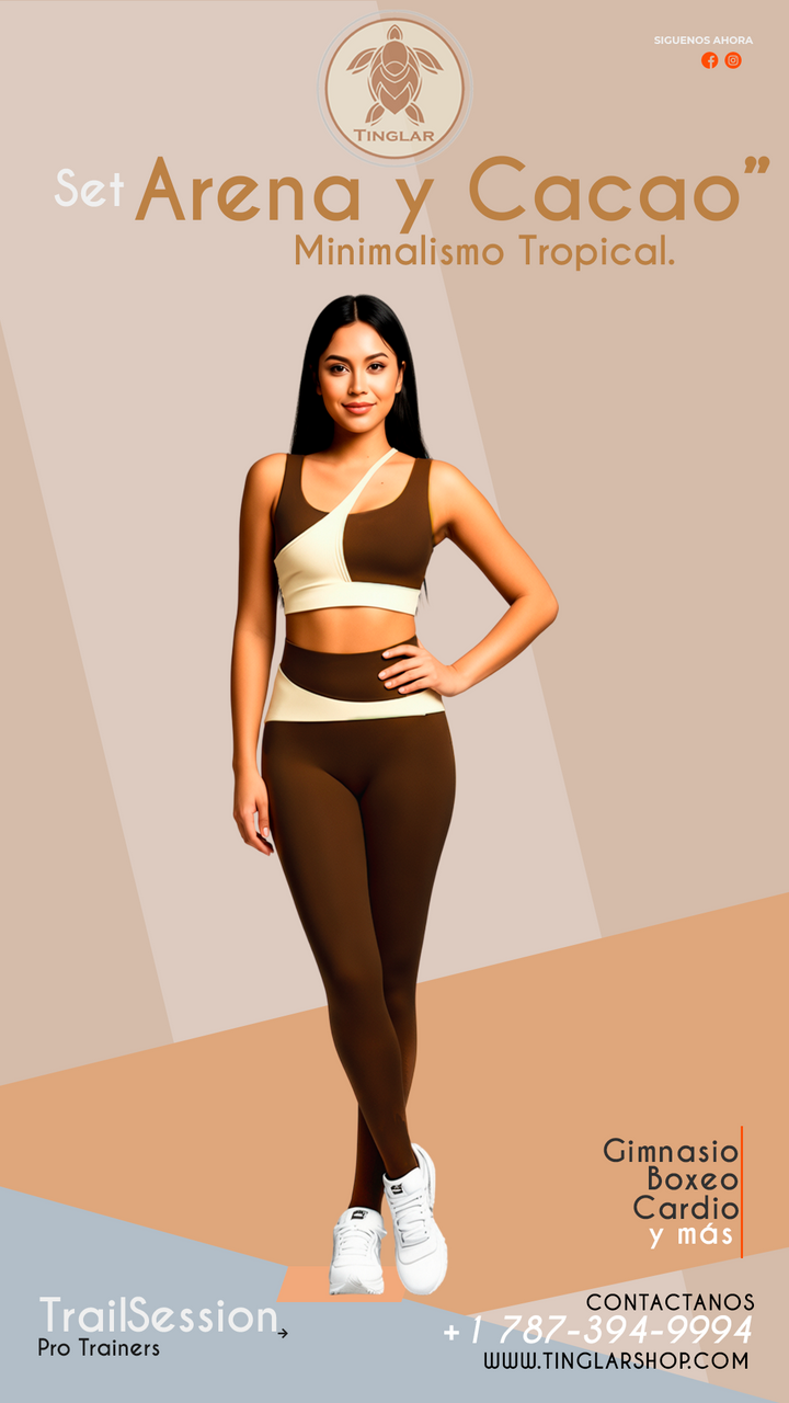 Set Arena y Cacao Beige - Marron